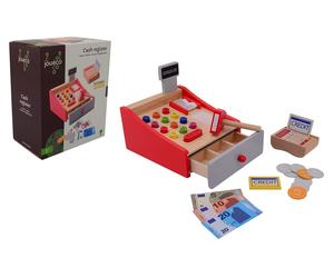 Joueco - Houten Kassa Met Scanner TOY NEUF