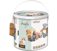 Jouéco® The Wildies Family - Blocs de construction en bois