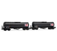 JOUEF 2x wagons-citernes 4 essieux TOTAL ép. IV - HO 1/87 - JOUEF HJ6323
