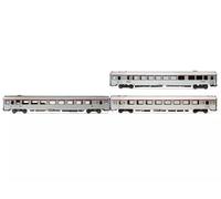 Jouef HJ4197 SNCF, Pack de 3 unités EC Etoile du Nord Set 2/2, Vru, A3rtu et A8u, ep. V Autocars de passagers