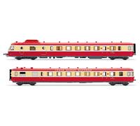 JOUEF HJ2461 SNCF, diesel railcar RGP I with trailer, red/beige TEE livery, ep.