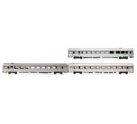 Jouef HJ4197 SNCF, Pack de 3 unités EC Etoile du Nord Coffret 2/2, Vru, A3rtu et A8u, EP. Voitures de Voyageurs V