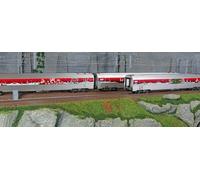 Jouef HJ4200 Set de 3 voitures voitures Coca-Cola, Train de Noël de 2010