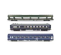Train Auto-Couchettes, 2 voitures WR ex-CIWL, WL T2 et porte autos DD, SNCF/SNCB