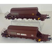 Jouef HJ6228 Set de 2 wagons trémies à bogies Taoos, F-ERSA, Ermewa/Chemoil