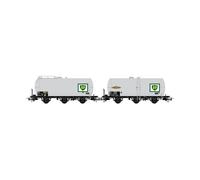 Jouef HJ6247 Set de 2 wagons citernes à 3 essieux, BP, SNCF