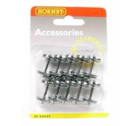 JOUEF / HORNBY R8098 10 ESSIEUX ROUES A RAYONS 8 BRANCHES 12,6 MM