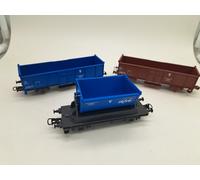Jouef Set 2 wagons parois hautes à 2 axes – Direction Infrastructure + Tank Bascule