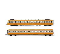 Jouef SNCF, Wagon à 2 unités RGP2 Classe X 2700, livrée Orange/Gris, période IV, avec décodeur sonore DC
