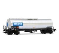 Jouef HJ6324 SNCF, Wagon-citerne Isotherme 4 essieux « algeco », livrée Chrome Argent, ép. IV, Wagons Miniatures, dès 14 Ans