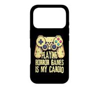 Jouer à des Jeux d'horreur est Mon Cardio - Joueurs PC et Console Coque pour iPhone 17 Pro