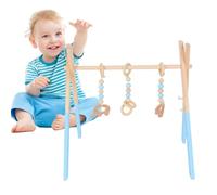 Jouer à la salle de sport | Cadre en bois de pin respectueux de l'environnement | Jouets de développement précoce pour chambre de bébé, chambre de nouveau-né, salon, centre d'éducation de la petite en