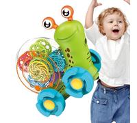 Jouer à l'escargot pour les - Jouet musical interactif lumineux en forme d'escargot rampant, voiture à engrenages électriques | Véhicule d'escargot à équipement mécanique, activité de divertis