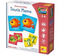 Lisciani – Jeu éducatif Montessori Touch Memo – 24 pièces toucher rugueux 1–4 ans