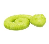 Trixie Jouet pour chien Snack-Snake – TPR, silencieux, rempli de friandises ou de pâte Ø 18 cm