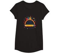 Jouer C'est Apprendre Un Enseignant Qui Fait de l'apprentissage Un Arc-en-Ciel ludique T-Shirt, Fille, Noir, S