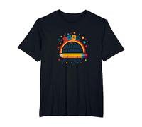 Jouer C'est Apprendre Un Enseignant Qui Fait de l'apprentissage Un Arc-en-Ciel ludique T-Shirt, Homme Grandes Tailles, Noir, 4X Tall