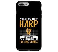 Jouer de la Harpe Parce Que Je suis Naturel à Tirer la Harpe à Cordes Coque pour iPhone 7 Plus/8 Plus