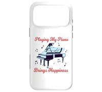 Jouer de Mon Piano apporte du Bonheur - Piano de Motivation Coque pour iPhone 17 Pro Max