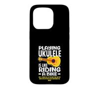 Jouer du ukulélé, C'est comme Faire du vélo Musicien drôle Coque pour iPhone 15 Pro