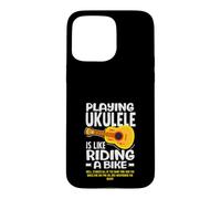 Jouer du ukulélé, C'est comme Faire du vélo Musicien drôle Coque pour iPhone 15 Pro Max