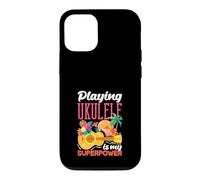 Jouer du ukulélé est Mon Lecteur de Musique hawaïen Superpower Coque pour iPhone 12/12 Pro