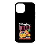 Jouer du ukulélé est Mon Lecteur de Musique hawaïen Superpower Coque pour iPhone 12 Mini