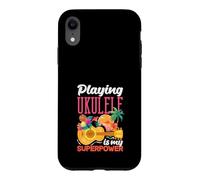 Jouer du ukulélé est Mon Lecteur de Musique hawaïen Superpower Coque pour iPhone XR