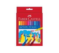 Faber-Castell Zamek - Marqueur - Non Permanent - Couleurs Assorties - Encre À L'eau - Pack De 24