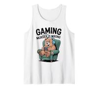 Jouer Parce Que Le Meurtre n'est Pas Une Erreur, Gamer Bear Débardeur