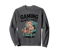 Jouer Parce Que Le Meurtre n'est Pas Une Erreur, Gamer Bear Sweatshirt