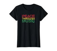 Jouer pour Changer la Paix grâce à la Musique T-Shirt, Femme, Noir, S