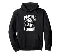 Jouer pour la Nourriture Guitare Musicien Panda Sweat à Capuche