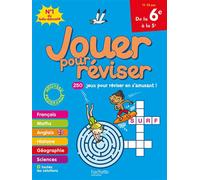 Jouer pour réviser - De la 6e à la 5e - Cahier de vacances 2026 - Loïc Méhée - Hachette Education - broché - Scolaire / Universitaire
