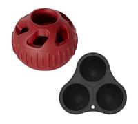 Jouet à balle de puzzle de chien - 2 pack Dispensateur de gâterie interactive pour animaux de compagnie | Boules de mangeur de puzzle pour l'entraînement mental pour chiots, les jouets de collation d'