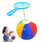 Jouet à balle de raquette de dessin animé gonflable - ensemble de sports à palette à main légers | Jeu de bouleau à doux pour le lien familial, le jeu en plein air, l'activité en classe, les év