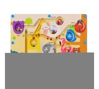 Jouet À Balle Magnétique du Labyrinthe Magnétique, Jeu De Puzzle De Tige, Jouet Assorti De L'éducation, Stylo Intégré, Tri des Couleurs Et Défi Logique, 600g pour Lestiné Aux Filles D'âge P