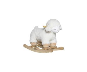 Jouet à bascule en tissu blanc Laasrith