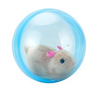 Jouet à bille roulante pour chien, orbe interactif inspiré du hamster, figurine rotative pour chats et chiens, modèle de rampe rotatif intelligent, idéal pour l'apprentissage des animaux de compagnie