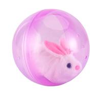Jouet à bille roulante pour chien, orbe interactif inspiré du hamster, figurine rotative pour chats et chiens, modèle de rampe rotatif intelligent, idéal pour l'apprentissage des animaux de compagnie