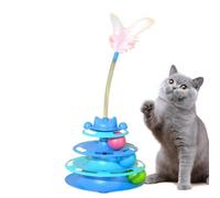 Jouet à Billes avec Circuit d'éveil interactif pour chaton | Accessoire de pour Chats d'Intérieur Pour amoureux des félins, éducateurs : appartement, maison, bureau, refuge,