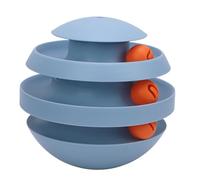 Jouet à Boule de Chat Interactif avec Conception Auto-rotante à 360 °, PP/Abs à Feuillets de Morsure Jouet Chaton pour Exercice Intérieur (Brume)