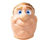 Jouet À Boutons en Silicone, Simulateur De Visage Réaliste avec Poppers De Points Noirs, Activités Sensorielles Réutilisables, Soulagement Créatif du Stress for Adolescents(Yellow)