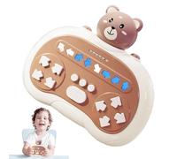 Jouet à bulles à poussée rapide : jeu de poussée rapide longue durée | Console de jeux Quick Press Bubble : jouet portable avec son et lumière, jeu mental pour garçons et filles