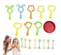 Jouet À Bulles,Créateur de Bulles Florales Amusant - Jeu de Plage 17 Pièces Interactif pour Filles Garçons Anniversaire Pâques Extérieur