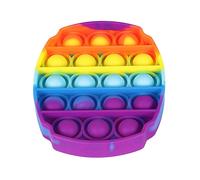 Jouet À Bulles En Forme D'Arc-En-Ciel, Lapin, Fidget, Autisme, Anti-Stress, Fossette Simple, Pour Se Détendre, En Famille