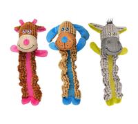 Jouet À Chien Bungee Flamant Rose 34 Cm Âne Vache Différents Motifs