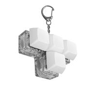 Jouet à clicker pour clavier - Porte-clés lumineux 4 - Testeur de tige - Jouet sensoriel - Doigt relaxant - Multi-usage extérieur et intérieur - Ergonomique