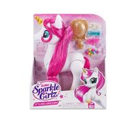 Jouet a Coiffer - ZURU - Sparkle Girlz Licorne Styling Set - Licorne avec accessoires de coiffure personnalisables