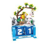 Jouet À Collectionner Pour Enfants, Blocs De Construction, Thème Lapin Dans Le Palais De La Lune, Nouvel An Chinois, 2021